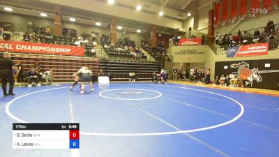 170 lbs Quarterfinal - Bo Geibe, Siena Heights (Mich.) vs Ashley Lekas, William Penn (Iowa)