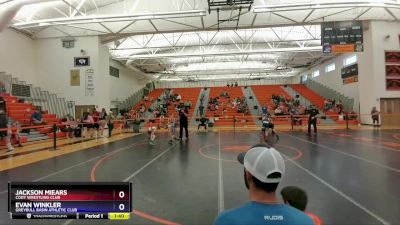 53-55 lbs Round 1 - Jackson Miears, Cody Wrestling Club vs Evan Winkler, Greybull Basin Athletic Club