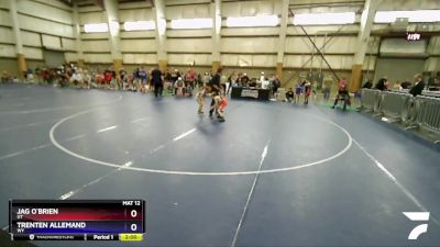 53 lbs 1st Place Match - Jag O`Brien, UT vs Trenten Allemand, WY