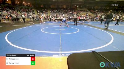 98 lbs Consolation - Easton Witters, Deer Creek Wrestling Club vs Blake Parker, Ponca City Wrestling