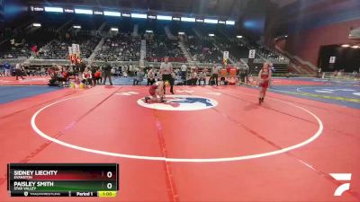 115 lbs Cons. Round 3 - Sidney Liechty, Evanston vs Paisley Smith, Star Valley