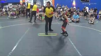 43 lbs Round 3 (6 Team) - Kemp Enriquez, No Escape Wrestling Academy vs Jaxon Cardinal, The Funky Singlets Teal