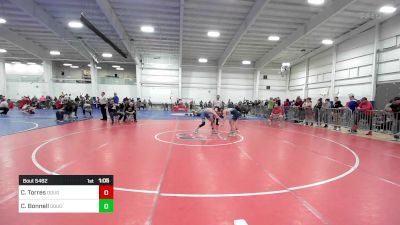 124 lbs Quarterfinal - Cash Torres, Doughboys WC vs Cameron Bonnell, Doughboys WC