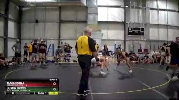 138 lbs Finals (8 Team) - Isaac Ruble, Indiana Outlaws 1 vs Justin Gates, Elite Athletic Club DZ
