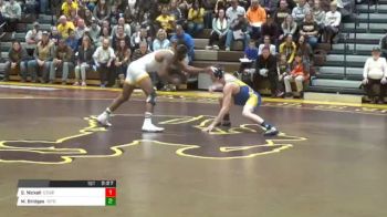 133 lbs Dual - Sean Nickell, CSUB vs Montorie Bridges, WYO