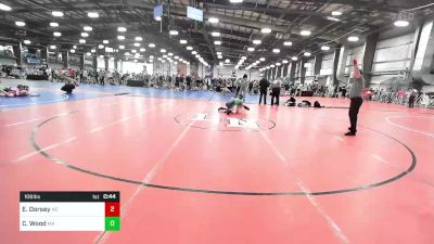 106 lbs Consi Of 32 #1 - Elijah Dorsey, NC vs Cale Wood, MA