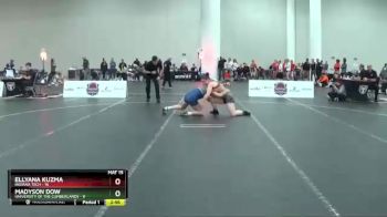 136 lbs Placement Matches (16 Team) - Madyson Dow, University Of The Cumberlands vs Ellyana Kuzma, Indiana Tech