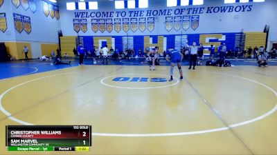 132 Gold Round 2 - Sam Marvel, Wellington Community Hs vs Christopher Williams, Camden County