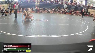 70 lbs Quarterfinals (8 Team) - Bowen Lefler, The Untouchables Black vs Brylie Garner, Troup