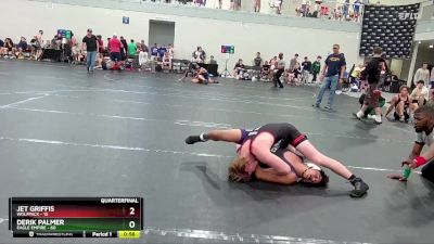 150 lbs Quarterfinal - Jet Griffis, Wolfpack vs Derik Palmer, Eagle Empire