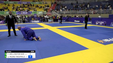 FABRÍCIO WELLINGTON SERRANO DE L vs JOÃO PEDRO THEOPHILO M. FREITAS 2024 Brasileiro Jiu-Jitsu IBJJF