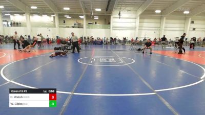 61 lbs Consi Of 8 #2 - Hendryx Walsh, Wrestlers Way vs Whitaker Gibbs, Red Roots WC