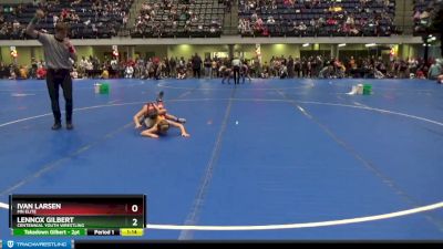 80 lbs Cons. Round 2 - Ivan Larsen, MN Elite vs Lennox Gilbert, Centennial Youth Wrestling