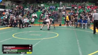 126 lbs Semifinal - Ryan Kennedy, Spire Academy vs Dominic Gumtow, Warren Woods-Tower HS