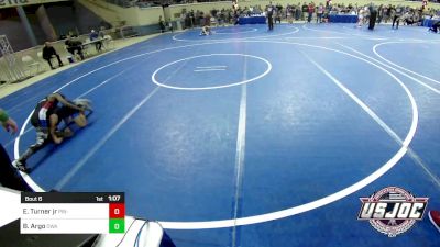 85 lbs Round Of 32 - Ej Turner Jr, Pin-King All Stars vs Brock Argo, Oklahoma Wrestling Academy