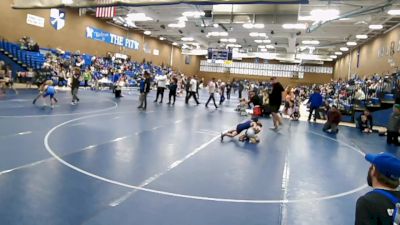 56-58 lbs Round 2 - Cade Gonzalez, Springville vs Jarett Baxter, Fremont Wrestling Club