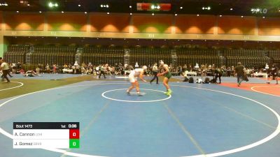 150 lbs Consi Of 16 #1 - Ammon Cannon, Lehi vs Jaxxson Gomez, Green River