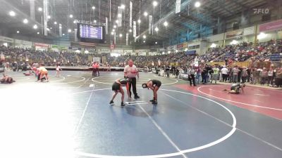 109 lbs Round Of 32 - Evony Orellana, Gunnison Middle School vs Zabrianna Lorenzo, Tigers