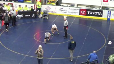 110 lbs Semifinal - Milan Harrison, Saegertown vs Brayden Wenrich, Northampton