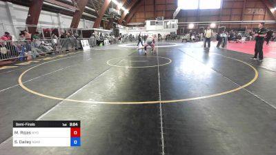 182 kg Semifinal - Miguel Rojas, Wyoming Seminary vs Silas Dailey, Askren Wrestling Academy