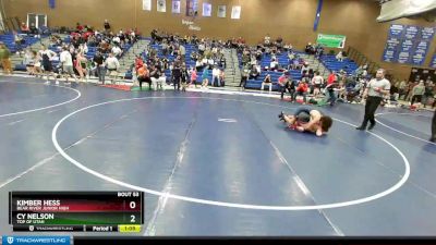 150 lbs Cons. Round 4 - Cy Nelson, Top Of Utah vs Kimber Hess, Bear River Junior High