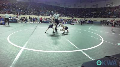 55 lbs Consi Of 16 #2 - Landan Maloy, Piedmont vs Theo Burleson, Wyandotte Youth Wrestling