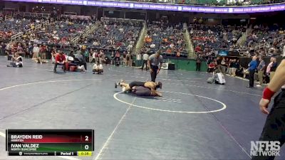 3A 113 lbs Cons. Round 2 - Ivan Valdez, North Buncombe vs Brayden Reid, Hibriten