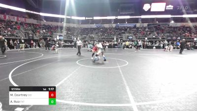 127.5 lbs Quarterfinal - Mya Courtney, East Kansas Eagles vs Arianna Ruiz, Florida National Team