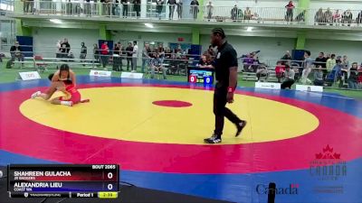 53kg Semifinal - Shahreen Gulacha, Jr Badgers vs Alexandria Lieu, Coast WA