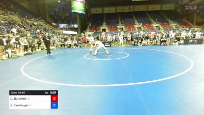 152 lbs Cons 64 #2 - David Burchett, Colorado vs Jadon Skellenger, Idaho