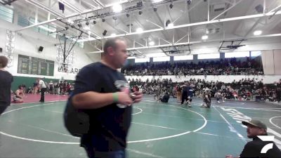 285 lbs Champ. Round 2 - Jorge Quintero, Warren vs Santiago Benitez, Villa Park