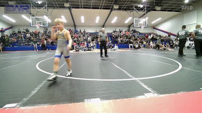 70 lbs Final - Henry Hibdon, Barnsdall Youth Wrestling vs Kaisen Kelley, Pryor Tigers