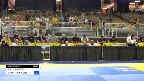ANTONIO A. C. PAGIORO vs JIMMIE MATTHEW KEENE 2024 Pan Jiu Jitsu IBJJF Championship