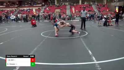 72 lbs Cons. Round 4 - Brodie Hill, Pomona Elite vs Kholden House, Victory Wrestling