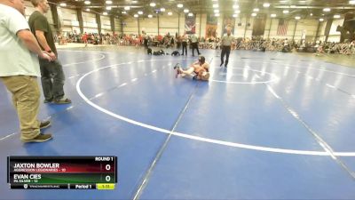 92 lbs Rd# 4- 2:00pm Friday Final Pool - Evan Cies, PA Silver vs Jaxton Bowler, Aggression Legionaries