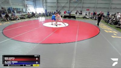 160 lbs Placement Matches - Ben Smith, Team Utah vs Blaise Meeks, Tennessee