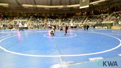 61 lbs Consi Of 8 #1 - Hunter Mcintire, Okmulgee vs Landan Maloy, Piedmont