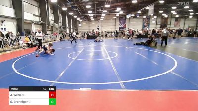 113 lbs Consi Of 32 #2 - Jadyn Wren, CA vs Seamus Brannigan, CT