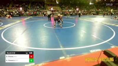 120 lbs Round Of 32 - Baron Rosas, Maize vs Kellan Powers, Standfast