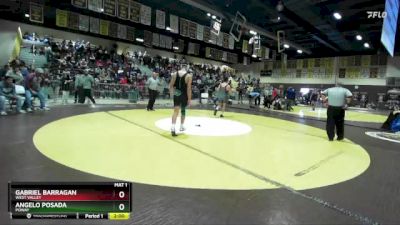 175 lbs Semifinal - Angelo Posada, Poway vs Gabriel Barragan, West Valley