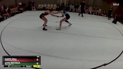 103 lbs Round 7 (8 Team) - Katie Biscoglia, Team Iowa vs Alexis Wall, Kansas Pink Gecko