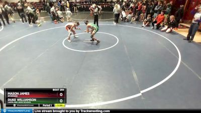 113 lbs Cons. Round 1 - Duke Williamson, Lakeland High School vs Mason James, Riverside