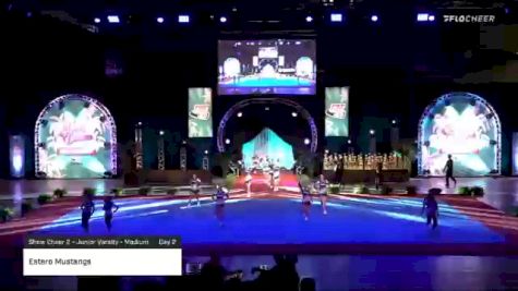 Estero Mustangs [2020 Show Cheer 2 - Junior Varsity - Medium Day 2] 2020 Pop Warner National Cheer & Dance Championship