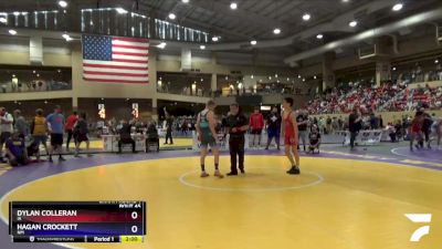 126 lbs Champ. Round 1 - Dylan Colleran, IA vs Hagan Crockett, NM