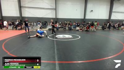 132 lbs 2nd Place Match - Magnus Michaelson, NWWC vs Alex Fenwick, Reality Sports Wrestling Club