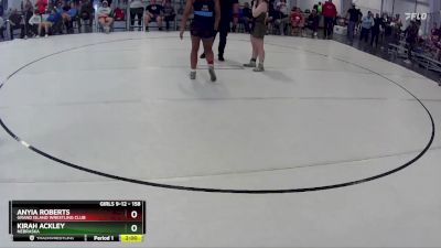 158 lbs Round 2 - Kirah Ackley, Nebraska vs Anyia Roberts, Grand Island Wrestling Club