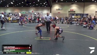 67 lbs Round 1 (6 Team) - Miguel Rainer, Pitbulls Elite vs Liam Huffman, American Gladiators-Venom