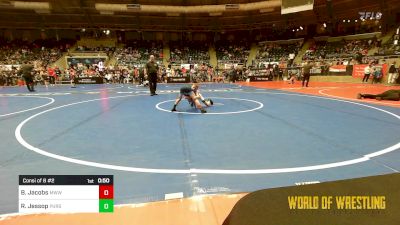 55 lbs Consi Of 8 #2 - Brady Jacobs, Michigan West Wrestling Club vs Rykker Jessop, Pursuit