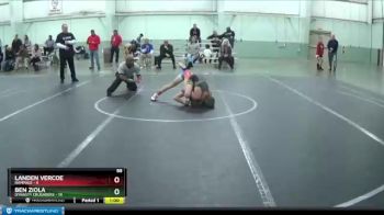 88 lbs Finals (2 Team) - Ben Ziola, Dynasty Crusaders vs Landen Vercoe, Rampage