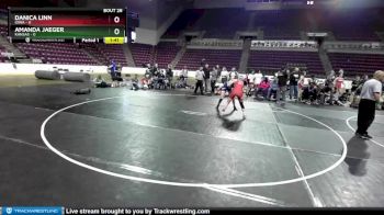 W-130 lbs Placement Matches (16 Team) - Amanda Jaeger, Kansas vs Danica Linn, Iowa